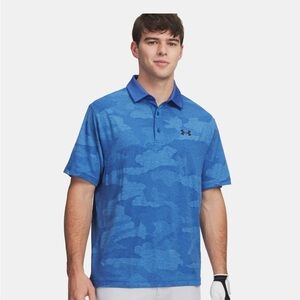 Under Armour Blue Men's Polo shirt size medium nwt